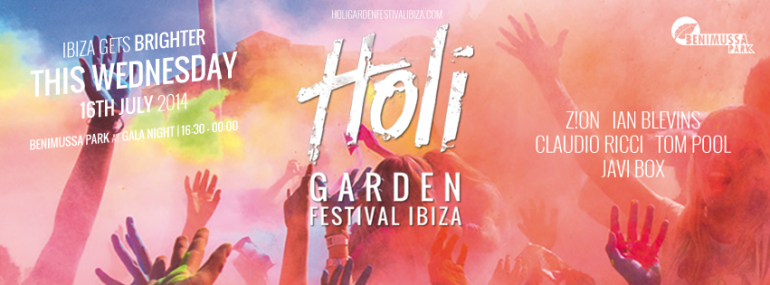 Holi Garden Festival Ibiza 2014 – Round #2 Wednesday 16 July