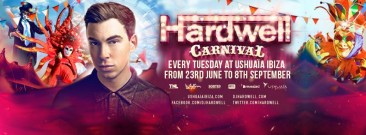 Hardwell is back in Ushuaïa Ibiza every Tuesday with ‘Hardwell’s Carnival’