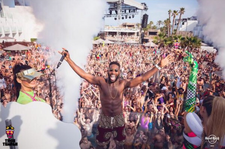 Tinie Tempah back to disturb Ibiza at Ushuaia